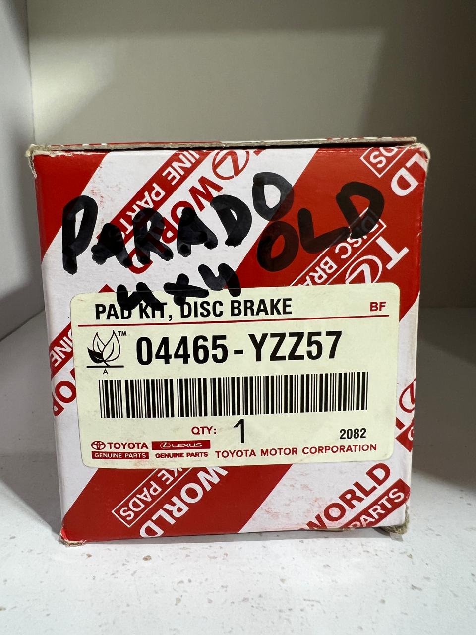 Y ZZ 57 PARADO (OLD) Brake Pads