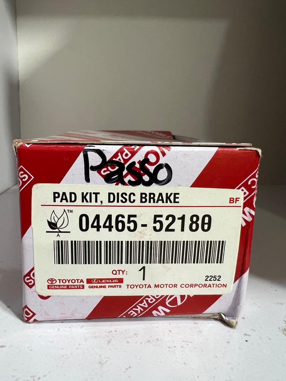 Passo Brake pad